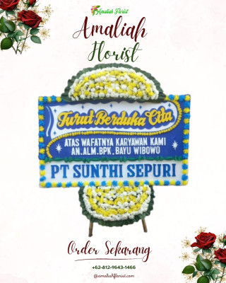 Papan Bunga Duka di Ciseeng