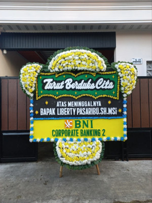 Papan Bunga Duka di Ciseeng