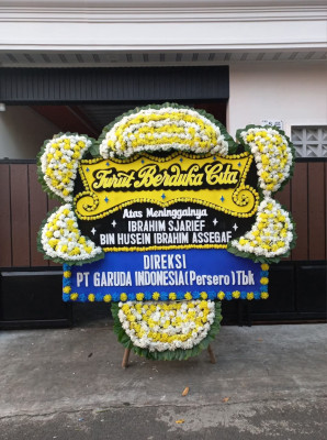 Papan Bunga Duka di Ciseeng
