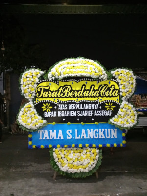 Papan Bunga Duka di Ciseeng