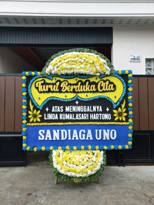 Papan Bunga Duka di Ciseeng